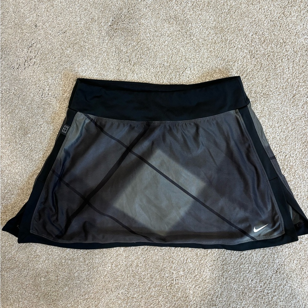 NIKE black/grey tennis skirt